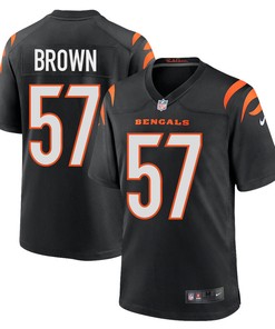 Orlando Brown Jr. 57 Cincinnati Bengals Men Game Jersey - Black