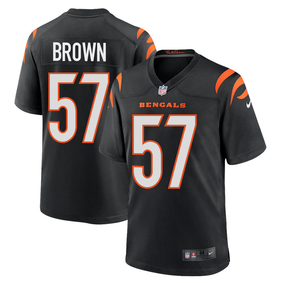Orlando Brown Jr. 57 Cincinnati Bengals Men Game Jersey - Black