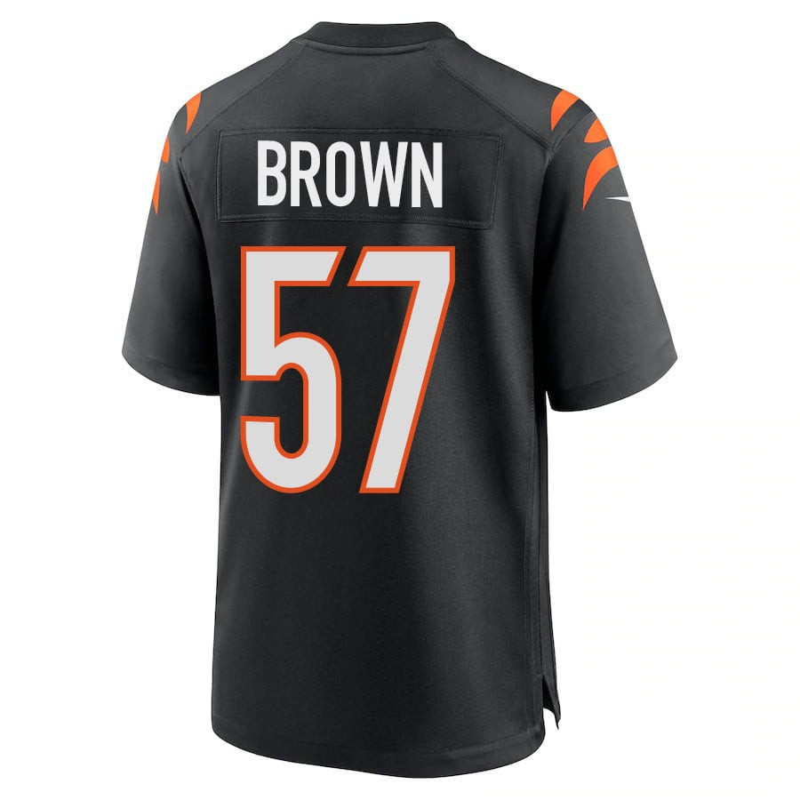 Orlando Brown Jr. 57 Cincinnati Bengals Men Game Jersey - Black