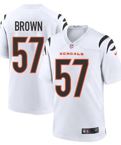 Orlando Brown Jr. 57 Cincinnati Bengals Men Game Jersey - White