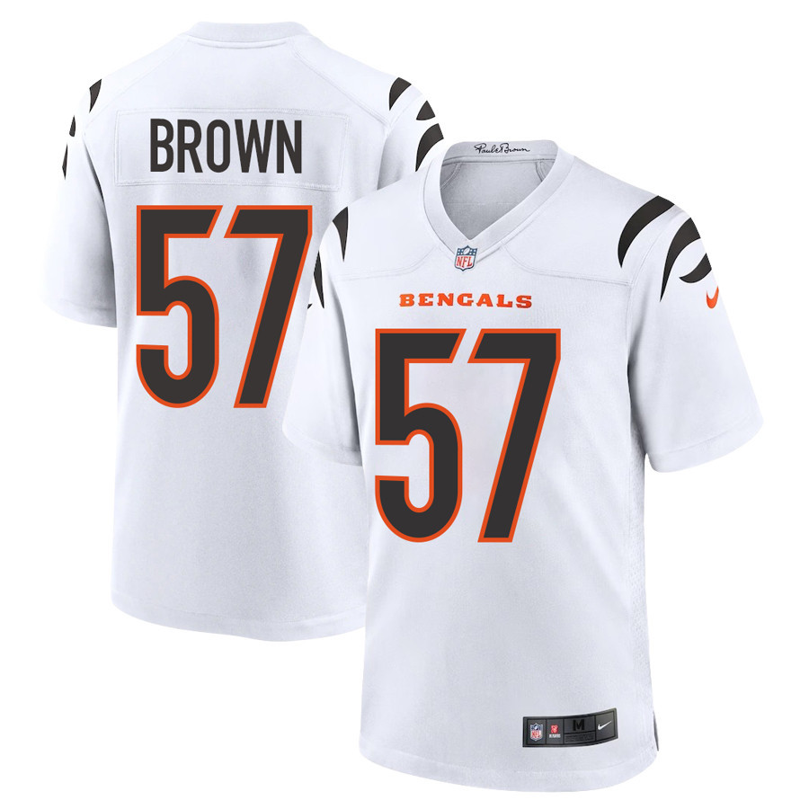 Orlando Brown Jr. 57 Cincinnati Bengals Men Game Jersey - White