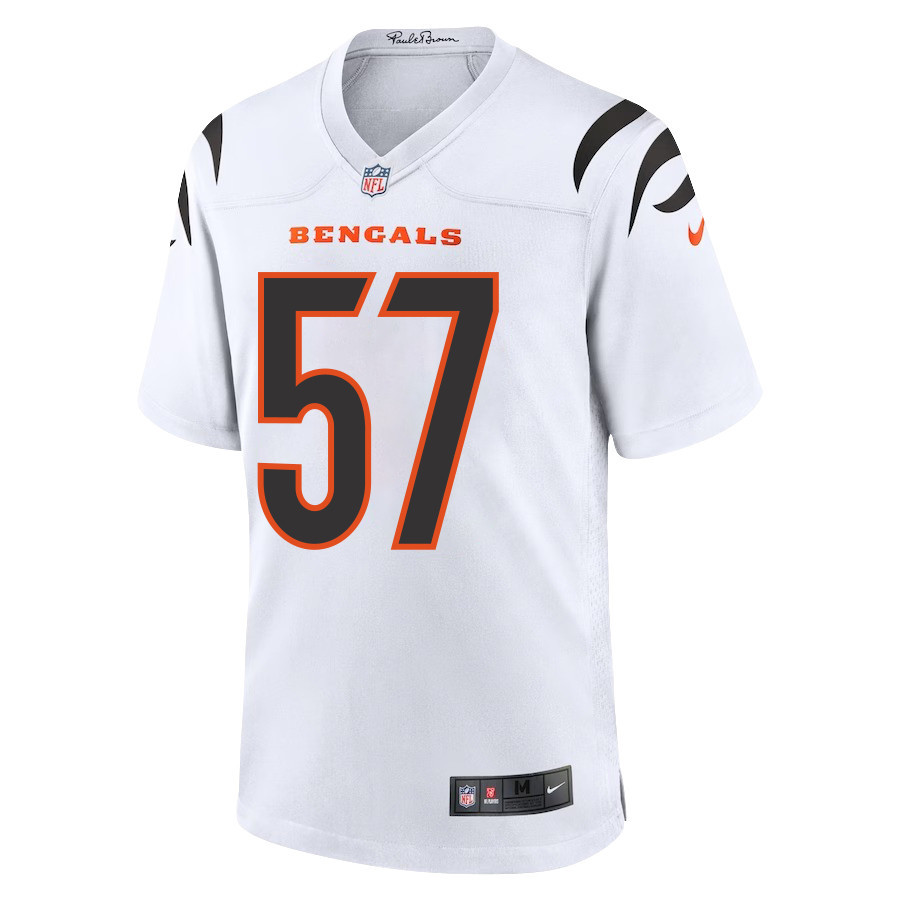 Orlando Brown Jr. 57 Cincinnati Bengals Men Game Jersey - White
