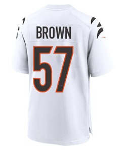 Orlando Brown Jr. 57 Cincinnati Bengals Men Game Jersey - White