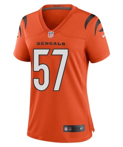 Orlando Brown Jr. 57 Cincinnati Bengals Women Alternate Game Jersey - Orange