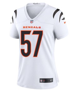 Orlando Brown Jr. 57 Cincinnati Bengals Women Game Jersey - White