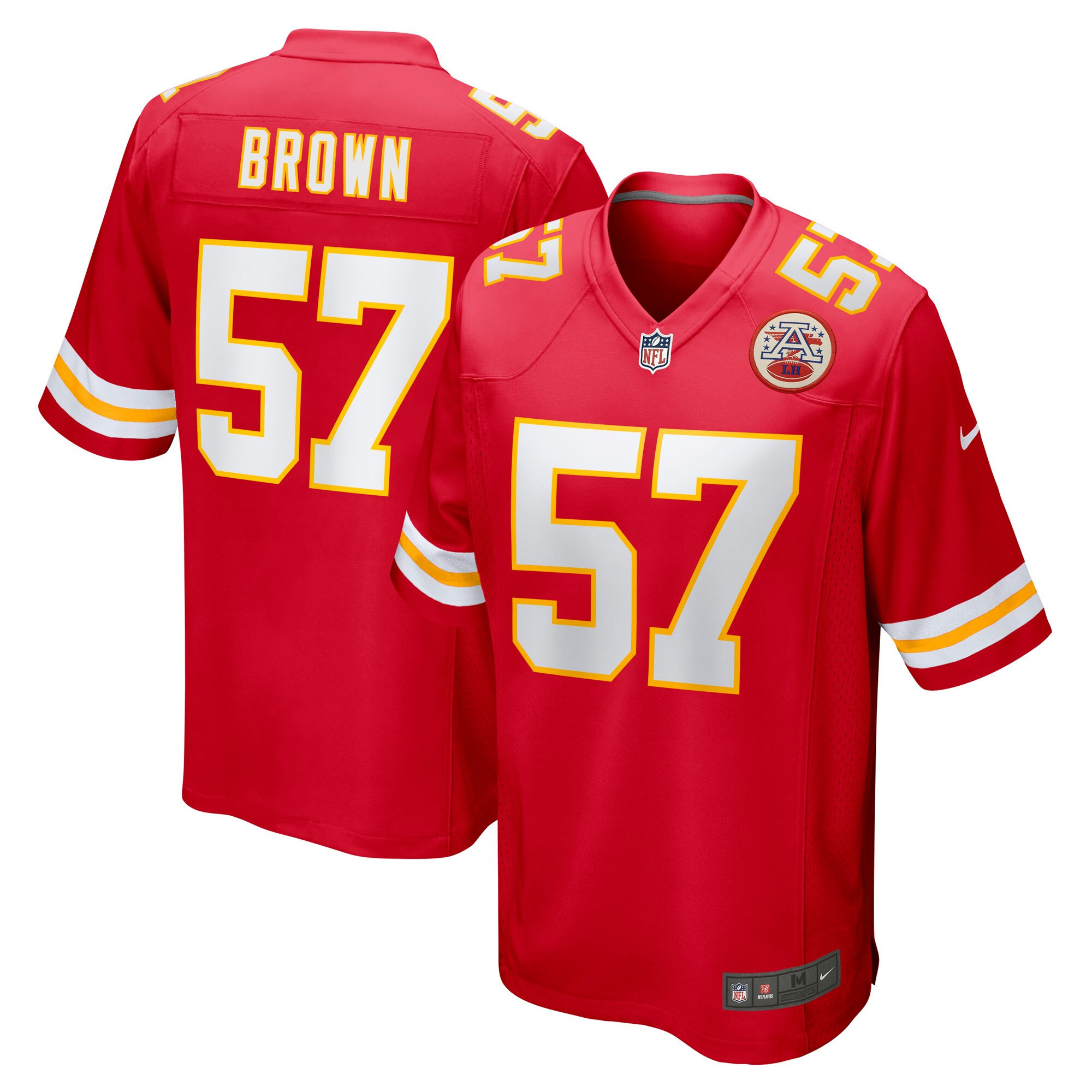 Orlando Brown Kansas City Chiefs Game Jersey - Red Nfl
