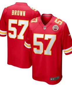 Orlando Brown Kansas City Chiefs Game Jersey - Red Nfl