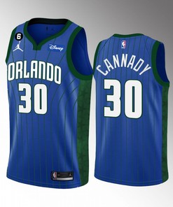 Orlando Magic 2022-23 Devin Cannady 30 Statement Edition Blue Jersey Swingman