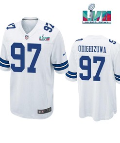 Osa Odighizuwa 97 Dallas Cowboys Super Bowl LVII Super Bowl LVII White Men Game Jersey
