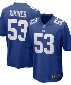 Oshane Ximines 53 New York Giants Game Jersey - Royal