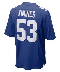 Oshane Ximines 53 New York Giants Game Jersey - Royal