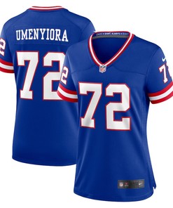 Osi Umenyiora 72 New York Giants Women's Classic Retired Player Game Jersey - Royal