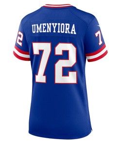 Osi Umenyiora 72 New York Giants Women's Classic Retired Player Game Jersey - Royal