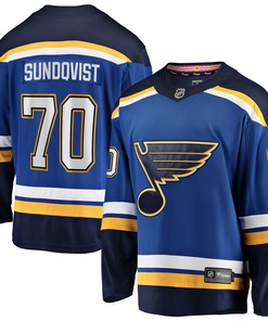 Oskar Sundqvist St. Louis Blues Fanatics Branded Home Breakaway Player Jersey - Blue Nhl
