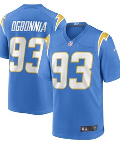 Otito Ogbonnia Los Angeles Chargers Game Player Jersey - Powder Blue