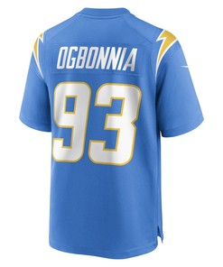 Otito Ogbonnia Los Angeles Chargers Game Player Jersey - Powder Blue
