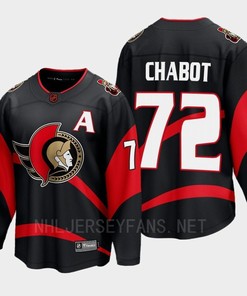 Ottawa Senators 2022 Thomas Chabot 72 Special Edition 2.0 Black Jersey Breakaway Player