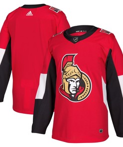 Ottawa Senators Adidas Home Authentic Blank Jersey - Red Nhl