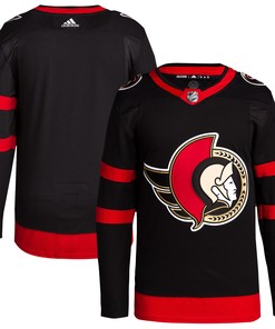 Ottawa Senators Adidas Home Primegreen Authentic Pro Blank Jersey - Black Nhl