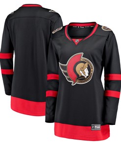 Ottawa Senators Fanatics Branded Womens 2020/21 Home Breakaway Jersey - Black Nhl
