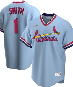 Ozzie Smith #1 St Louis Cardinals 2020 Mlb Blue Jersey
