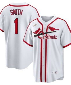 Ozzie Smith 1 St. Louis Cardinals Home Cooperstown Collection Player Jersey - White