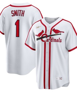 Ozzie Smith St. Louis Cardinals Home Cooperstown Collection Player Jersey - White Mlb