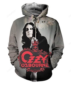 Ozzy Osbourne Style 2 3D Hoodie Zip Hoodie