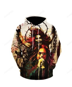 Ozzy Osbourne Style 5 3D Hoodie Zip Hoodie