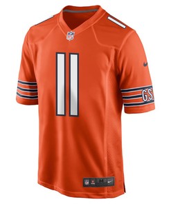 P.J. Walker 11 Chicago Bears Men Alternate Game Jersey - Orange
