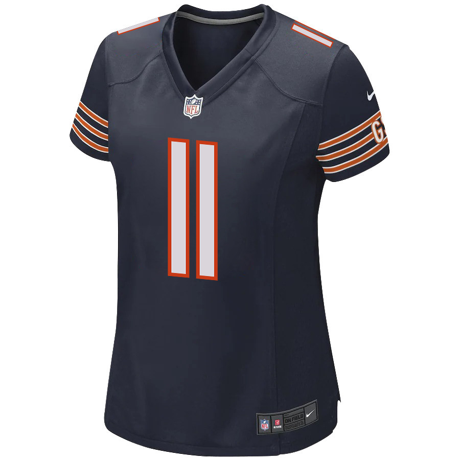 P.J. Walker 11 Chicago Bears Women Game Jersey - Navy