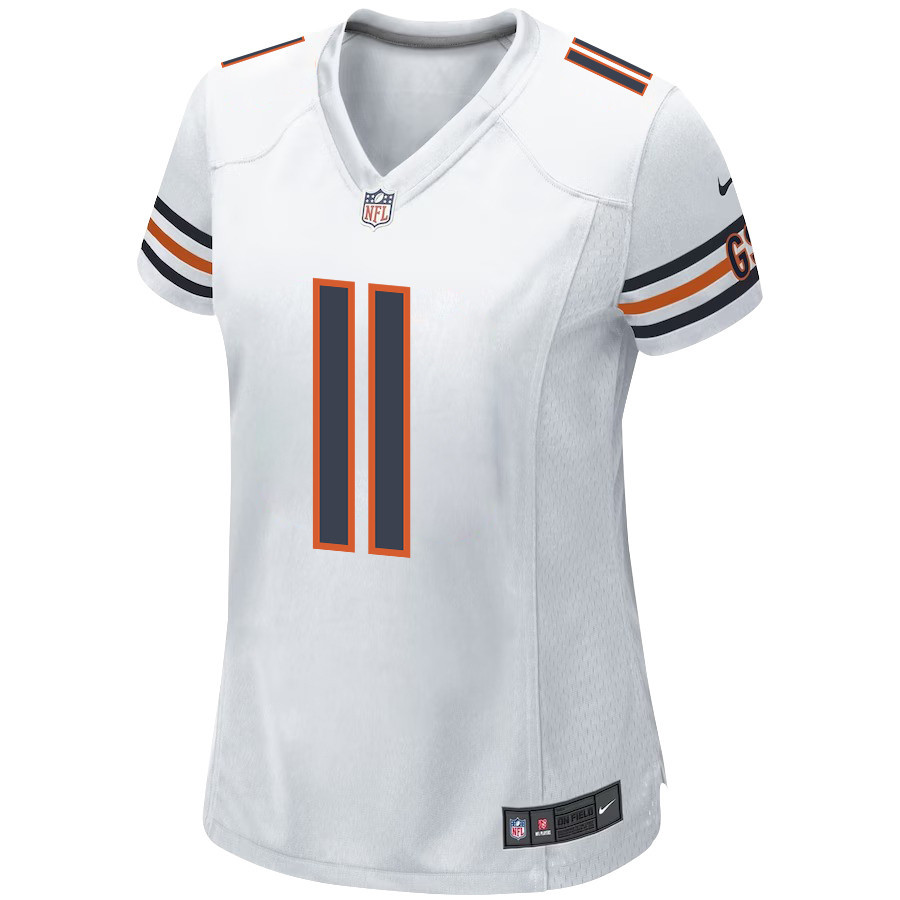 P.J. Walker 11 Chicago Bears Women Game Jersey - White