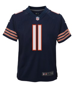 P.J. Walker 11 Chicago Bears Youth Game Jersey - Navy