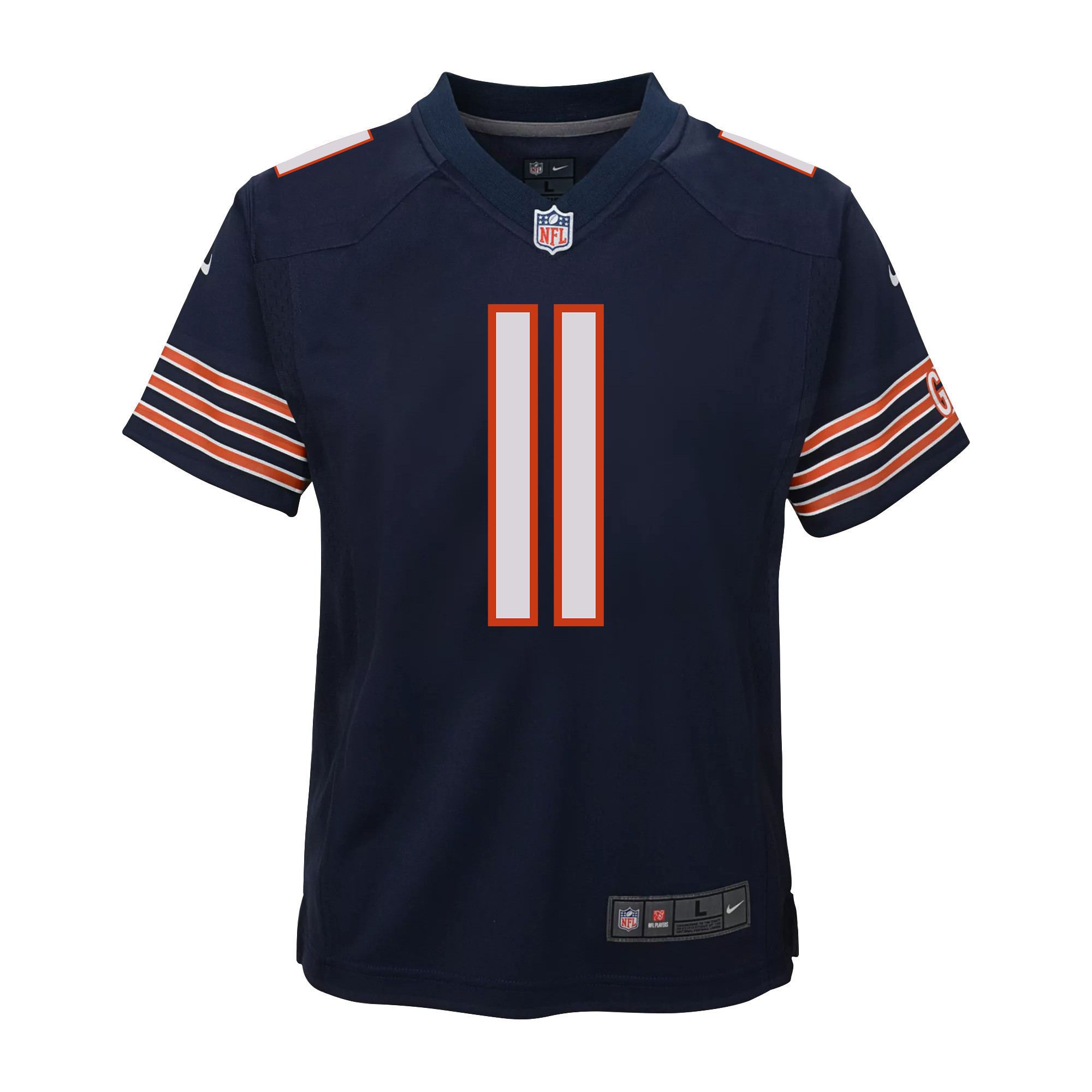 P.J. Walker 11 Chicago Bears Youth Game Jersey - Navy
