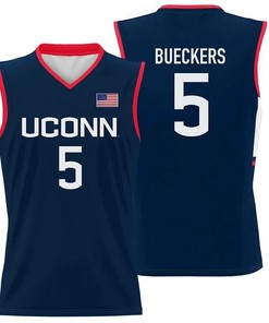 Paige Bueckers #5 UConn Huskies Basketball Jersey - Men Navy