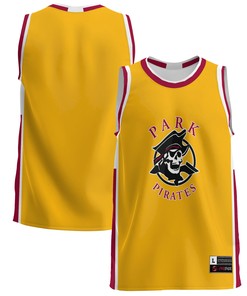 Park Pirates Basketball Jersey - Gold Ncaa