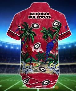 Parrot Georgia Bulldogs Uga Hawaiian Shirt Best Gift for Football Lovers