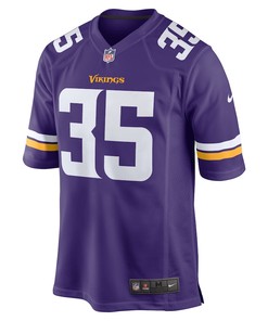 Parry Nickerson 35 Minnesota Vikings Home Game Player Jersey - Purple