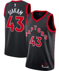 Pascal Siakam Toronto Raptors Jordan Brand 2020/21 Swingman Jersey - Statement Edition - Black Nba