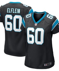 Pat Elflein Carolina Panthers Womens Game Jersey - Black Nfl
