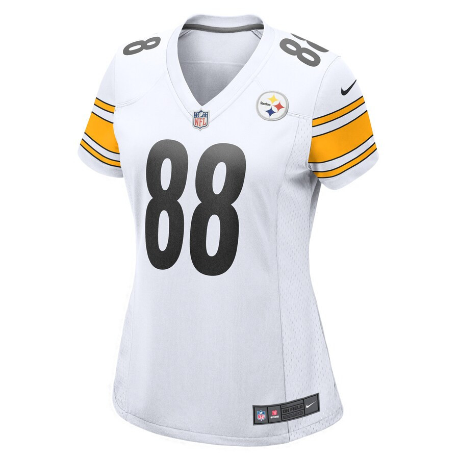 Pat Freiermuth 88 Pittsburgh Steelers Women's Game Player Jersey - White