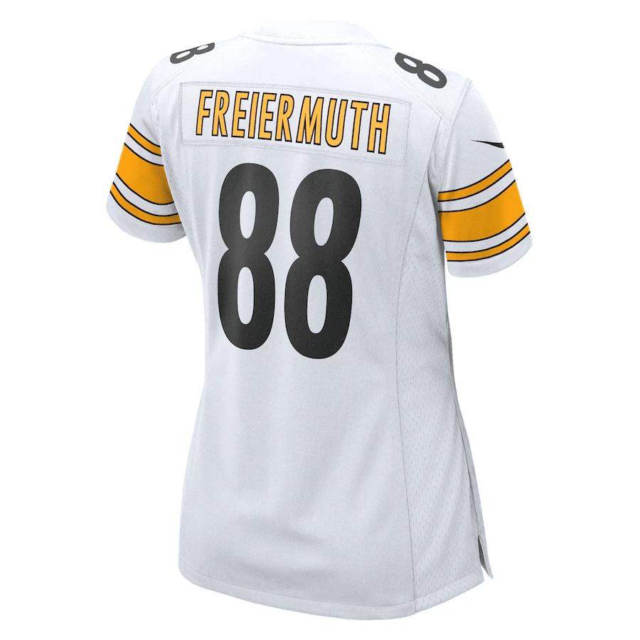 Pat Freiermuth 88 Pittsburgh Steelers Women's Game Player Jersey - White