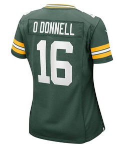 Pat O'Donnell Green Bay Packers Women's Player Game Jersey - Green