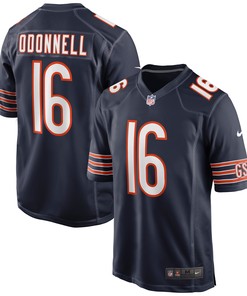 Pat Odonnell Chicago Bears Game Jersey - Navy Nfl