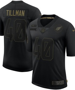 Pat Tillman Arizona Cardinals 2020 Salute To Service Retired Limited Jersey - Black