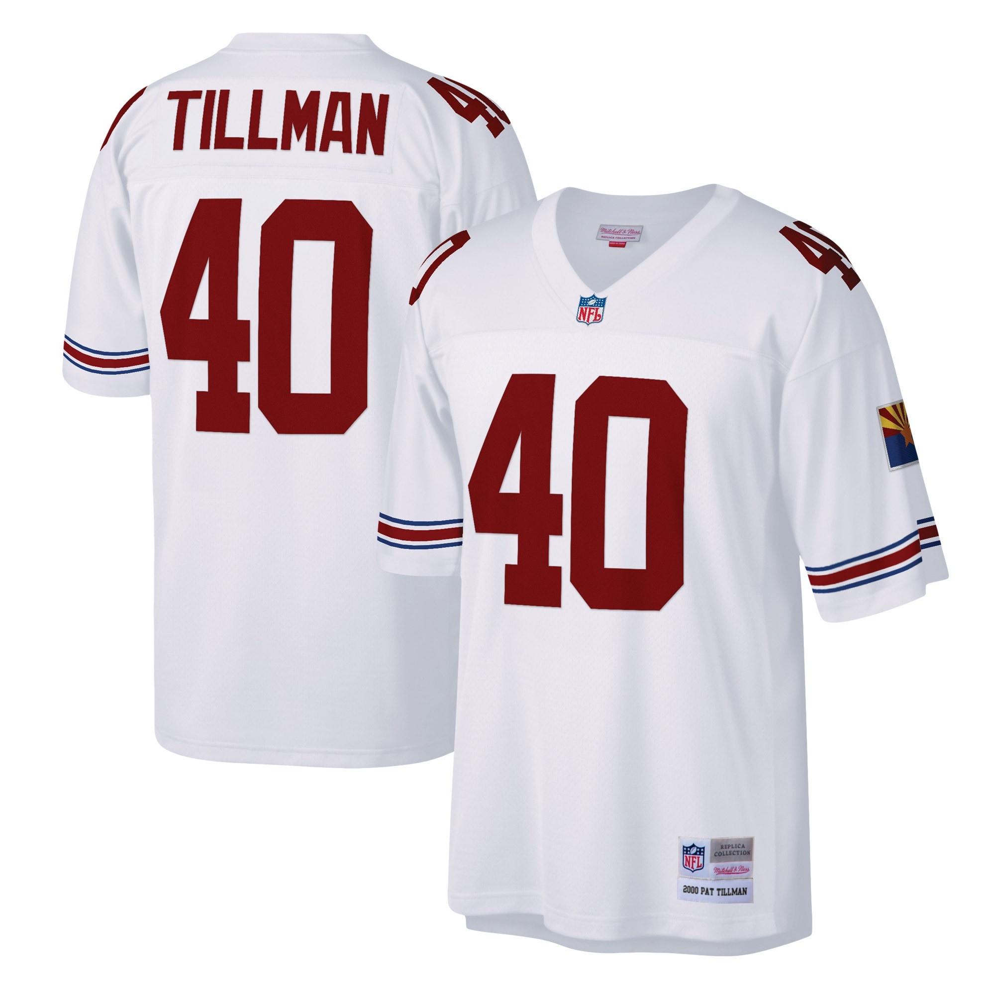Pat Tillman Arizona Cardinals Mitchell And Ness Legacy Replica Jersey White Nfl