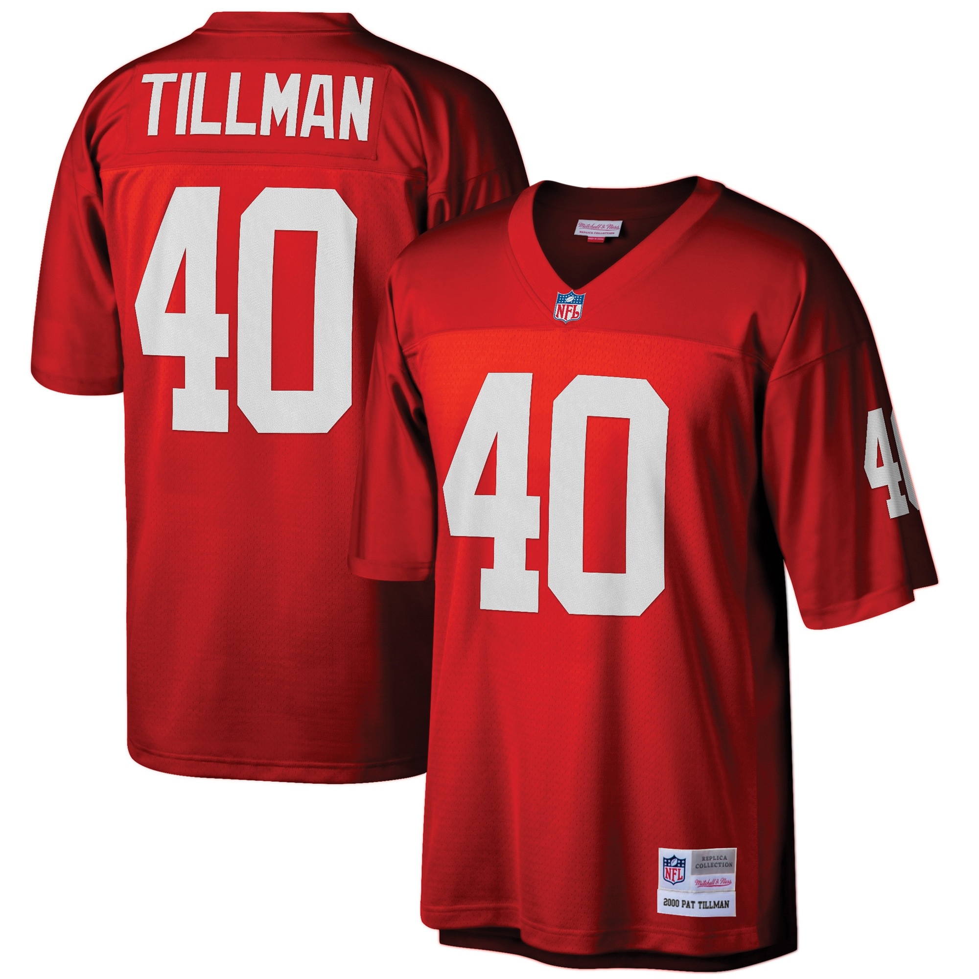 Pat Tillman Arizona Cardinals Mitchell & Ness Big & Tall 2000 Retired Player Replica Jersey - Cardinal Nfl