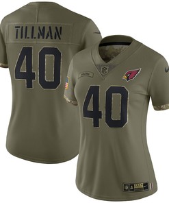 Pat Tillman Arizona Cardinals Women's 2022 Salute To Service Retired Player Limited Jersey - Olive