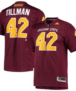 Pat Tillman Arizona State Sun Devils Adidas Team Premier Football Jersey - Maroon Ncaa