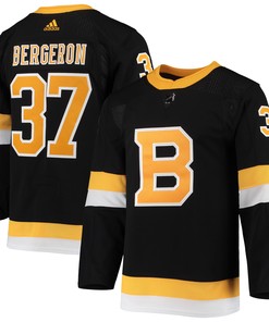 Patrice Bergeron Boston Bruins Adidas Alternate Authentic Player Jersey - Black Nhl